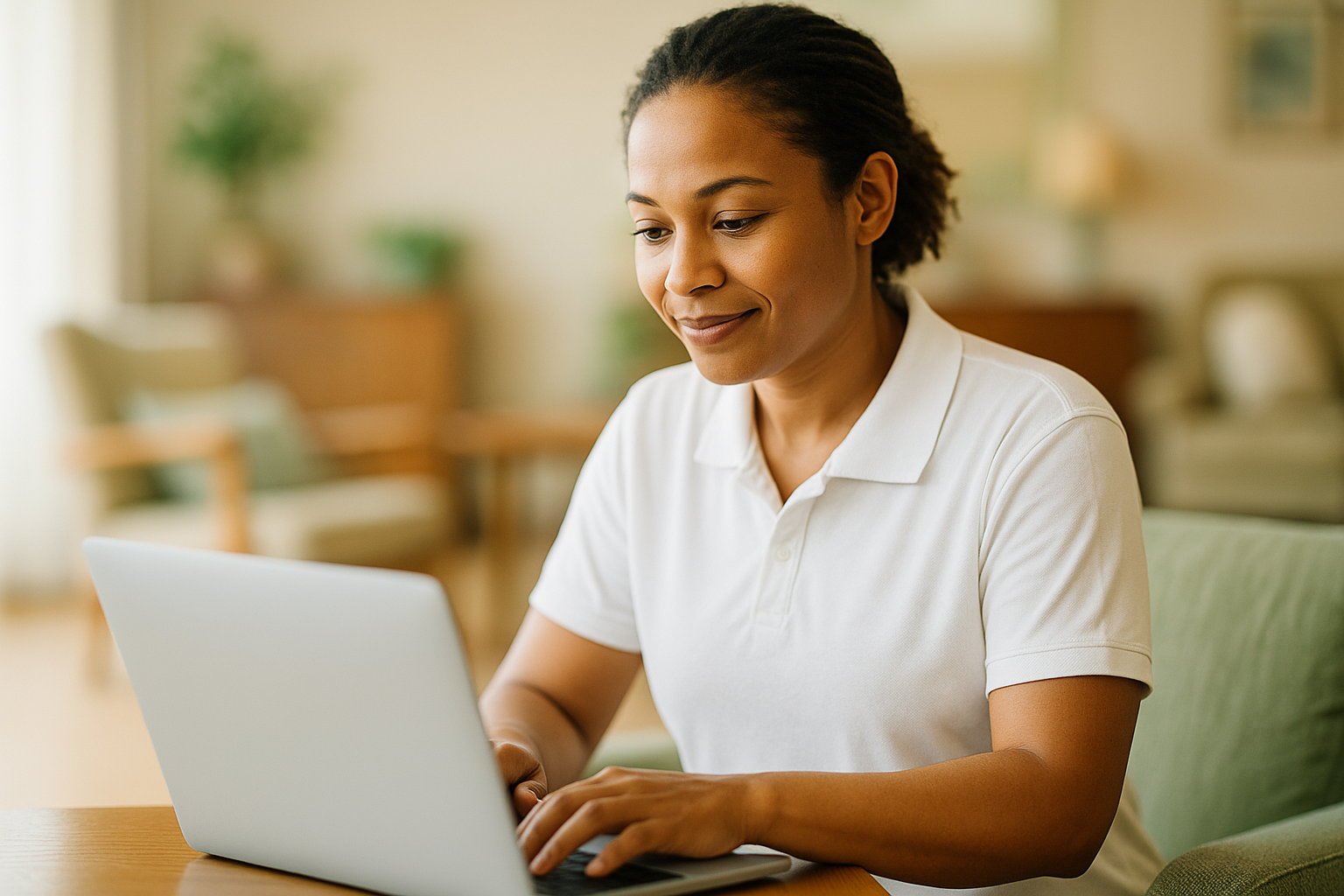 Health and social care staff completing training